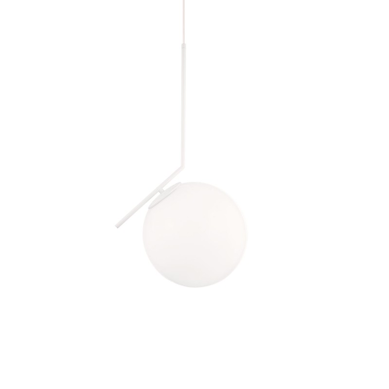 Pendente simples PAZANAN em metal E27 LED cor branca