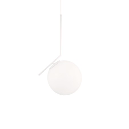 Pendente simples PAZANAN em metal E27 LED cor branca