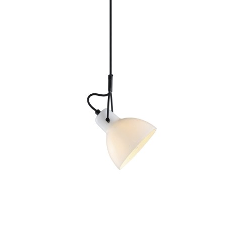 Pendente simples JAFFE em metal E14 LED cor branca
