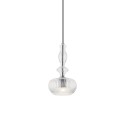 Pendente simples PAYROL cristal E27 LED cores