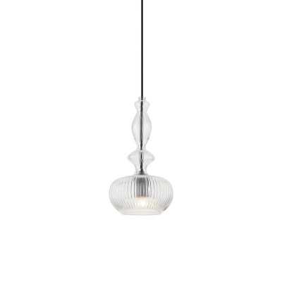 Pendente simples PAYROL cristal E27 LED cores