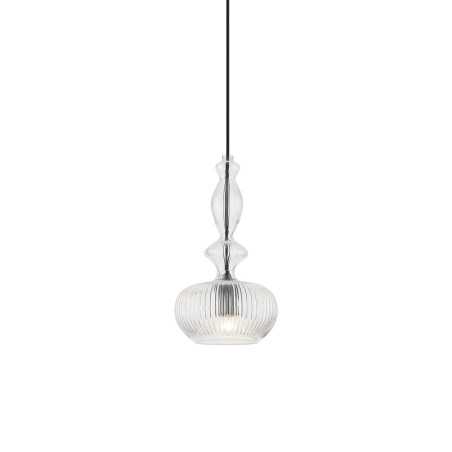 Pendente simples PAYROL cristal E27 LED cores