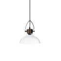 Pendente simples BRYON em metal E27 LED cor cobre escovado