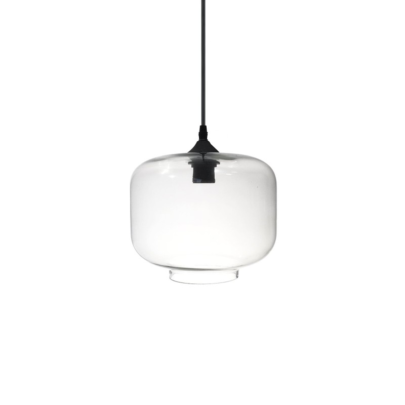 Pendente simples MURTEL em metal com LED E27 em várias cores.