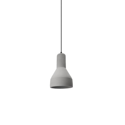 Pendente simples JAYAT em cimento E27 LED cor cimento