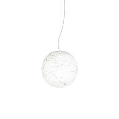 Pendente simples YVOUX em polietileno E27 LED cor branca
