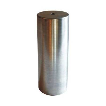 Campainha de metal de alumínio, 200mm de altura x 75mm de diâmetro.