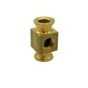 Entregador molda cubo decorativo com 3 saídas de 32mm de altura.