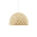 Pendente simples MUSAU em madeira E27 LED cor de madeira