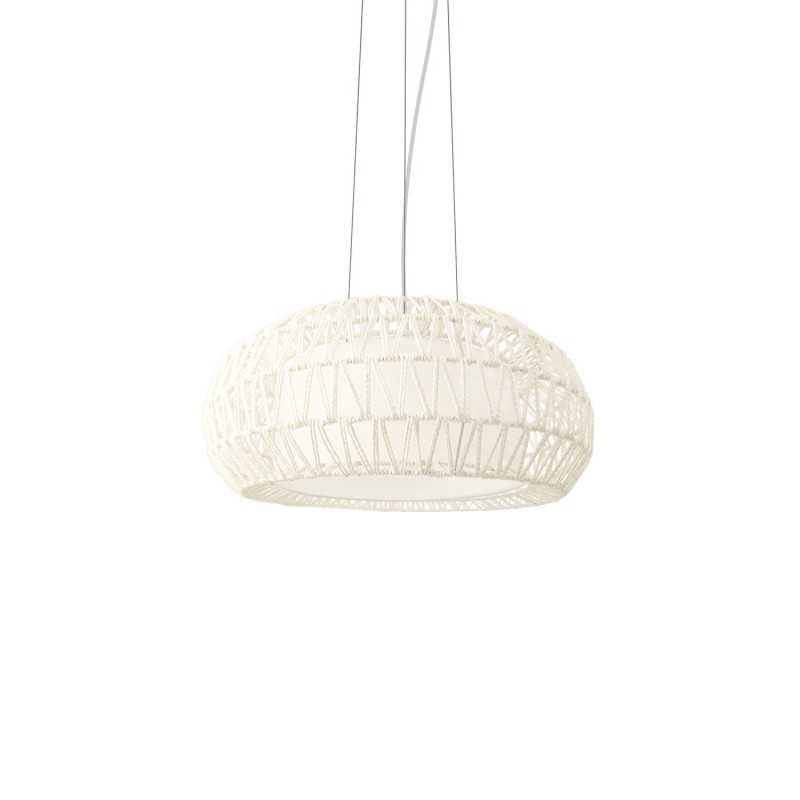 Pendente simples BIAIL em metacrilato E27 LED cor branca