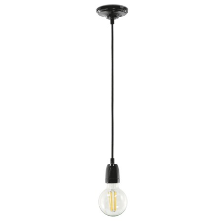 Pendente simples RAUST em cerâmica E27 LED