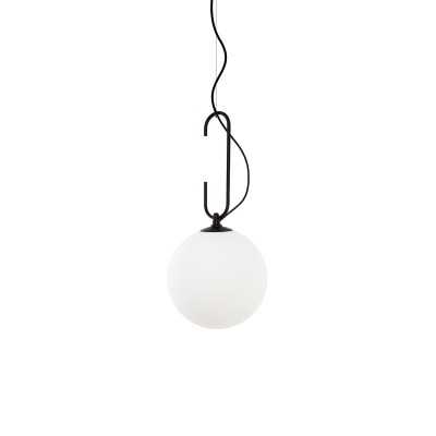Pendente simples MAYET em metal E27 LED cor preta