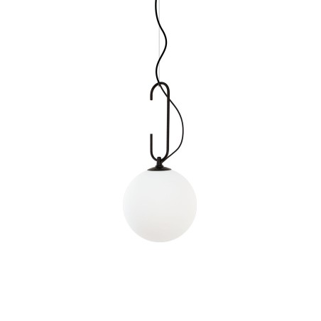 Pendente simples MAYET em metal E27 LED cor preta