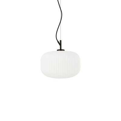Pendente simples CEZAY em metal E27 LED cor preta
