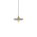Pendente simples TRONC cimento E27 LED cor cimento