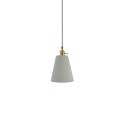 Pendente simples MACOU em cimento E27 LED cor cimento