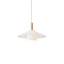 Pendente simples GODIN em alumínio E27 LED cor branca