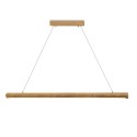 Pendente simples ORVANNE em madeira LED SMD 22W 1980Lm em madeira