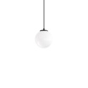 Pendente simples de termoplástico MUSSOT E27 LED cor branca.