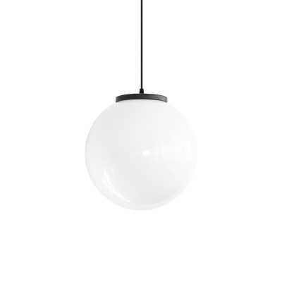 Pendente simples LAUROS termoplástico E27 LED cor branca