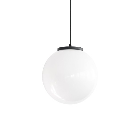 Pendente simples LAUROS termoplástico E27 LED cor branca