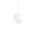 Pendente simples BARRY metal E27 LED cor branca
