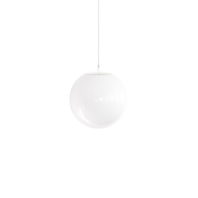 Pendente simples BARRY metal E27 LED cor branca