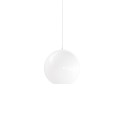 Pendente simples GONTIER em metal E27 LED cor branca