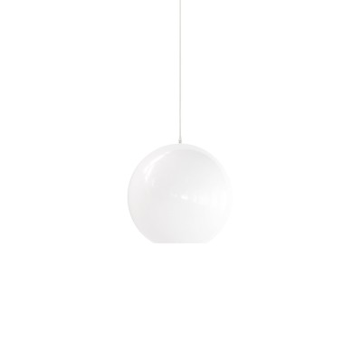 Pendente simples GONTIER em metal E27 LED cor branca