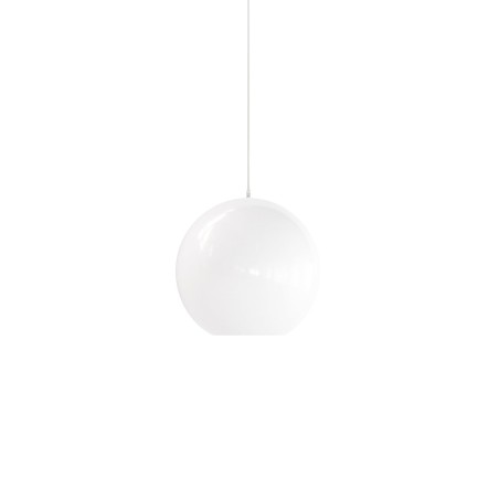 Pendente simples GONTIER em metal E27 LED cor branca