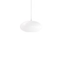 Pendente simples GOUNOD em metal E27 LED na cor branca