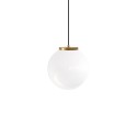 Pendente simples RIGAL em metal E27 LED cor branca