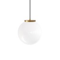 Pendente simples MOISY em metal E27 LED cor branca