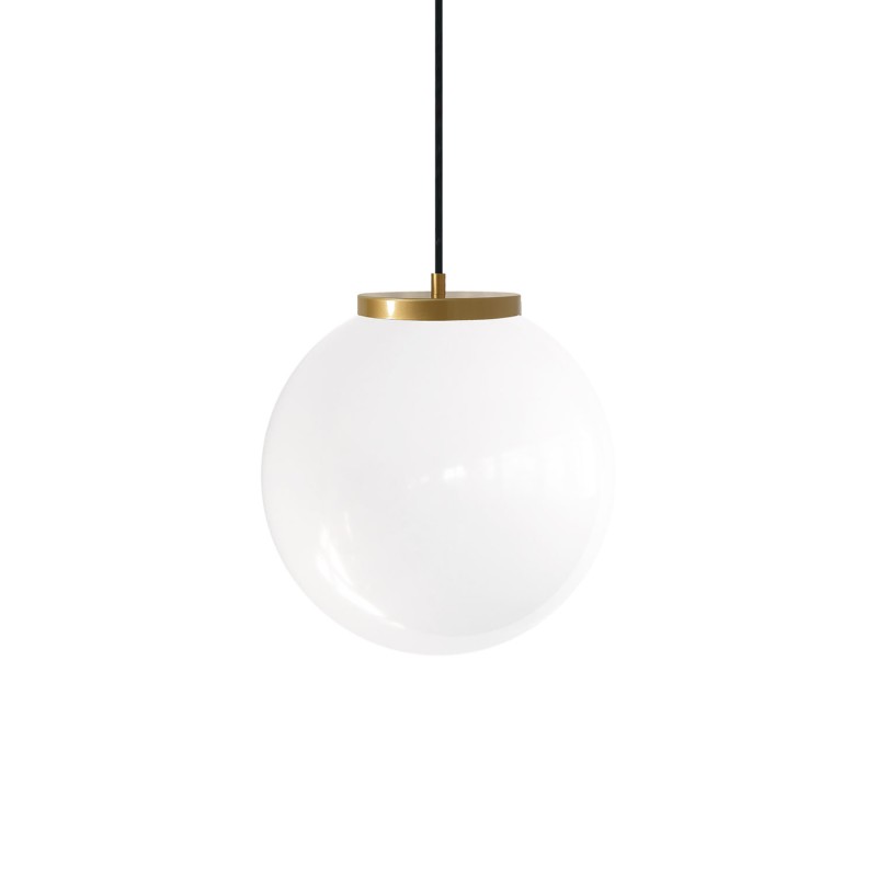 Pendente simples MOISY em metal E27 LED cor branca