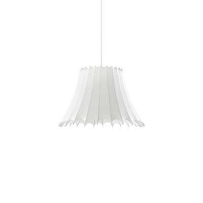 Pendente simples MUIRE em resina de polímero E14 LED cor branca
