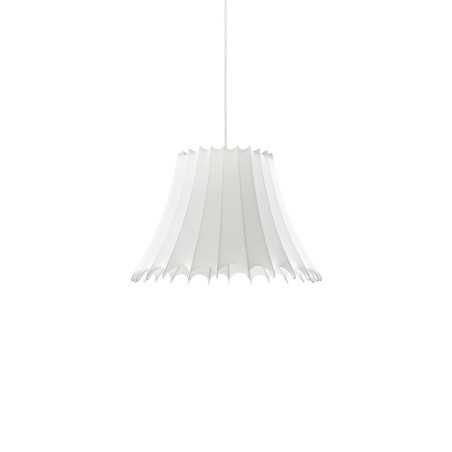 Pendente simples MUIRE em resina de polímero E14 LED cor branca