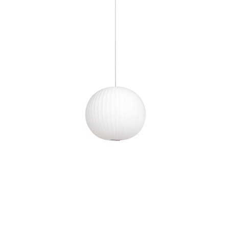 Pendente simples PUISY em resina de polímero E27 LED cor branca