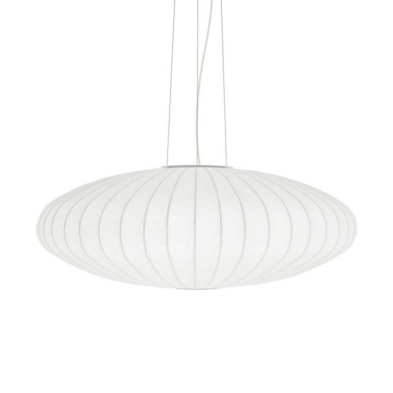 Pendente simples CREVY em resina de polímero E27 LED cor branca