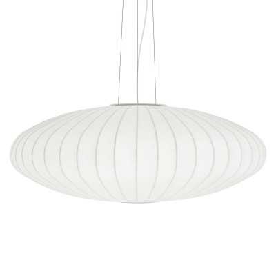 Pendente simples DUGNY em resina de polímero E27 LED cor branca