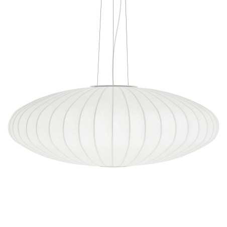 Pendente simples DUGNY em resina de polímero E27 LED cor branca