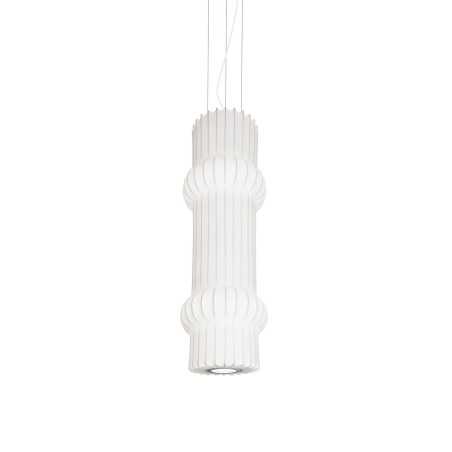 Pendente simples COUTY em resina de polímero E27 LED cor branca