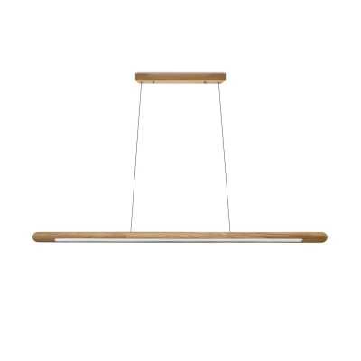 Pendente simples VEREL em madeira LED SMD 18W 1800LM em madeira.