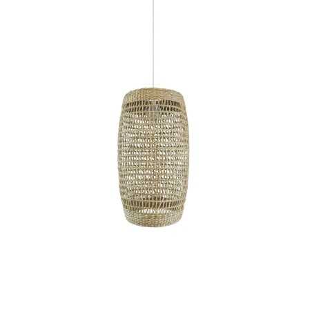 Pendente simples HUARD de cânhamo LED E27 cor madeira