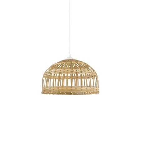 Pendente simples MEARD de bambu E27 LED cor de madeira