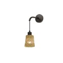 Aplique de parede VAURE vime E14 LED cor madeira