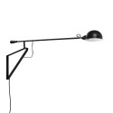 Aplique de parede LYVET em metal E27 LED cor preto