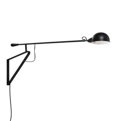 Aplique de parede LYVET em metal E27 LED cor preto