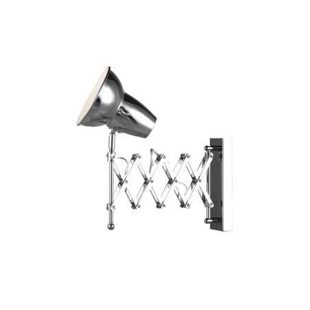 Aplique de parede KERNO metal E27 LED cor cromada brilhante