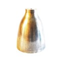 Campainha de metal em alumínio, 225mm de altura x 170mm de diâmetro.