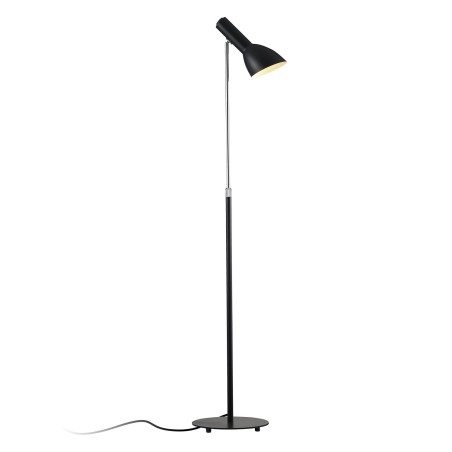 Candeeiro de pé GUITS metal E27 LED cor preto